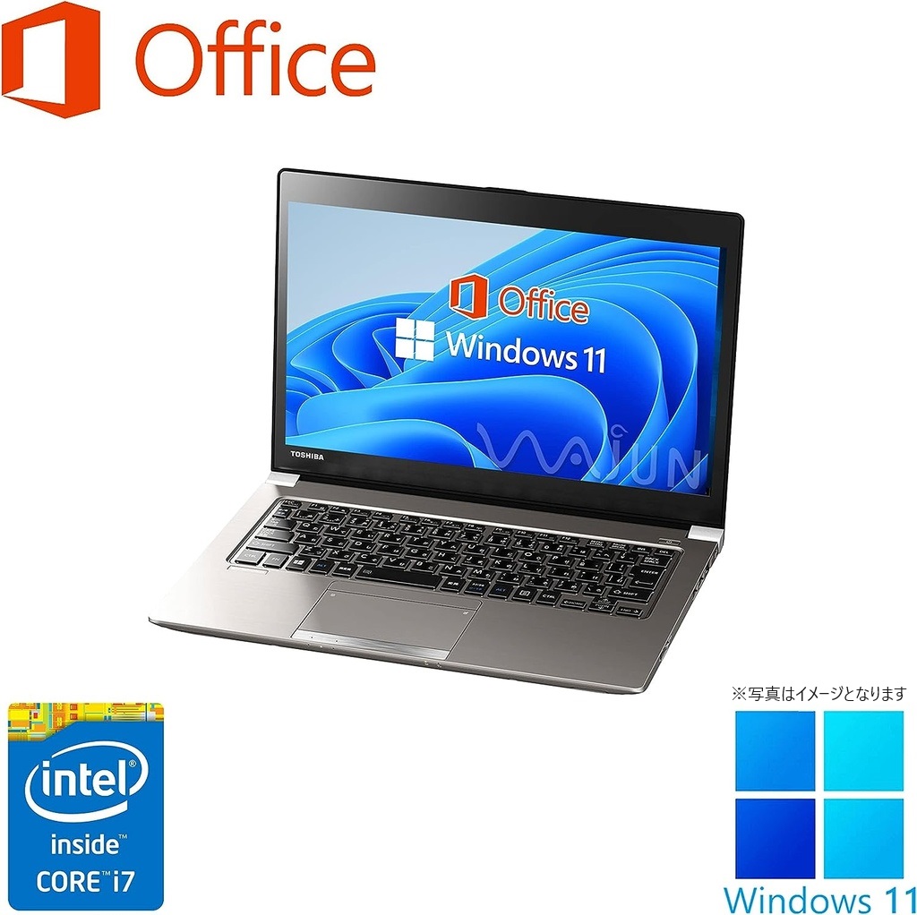 東芝 ノートPC R63P/13型フルHD/Win 11 Pro/MS Office H&B 2019/Core ...